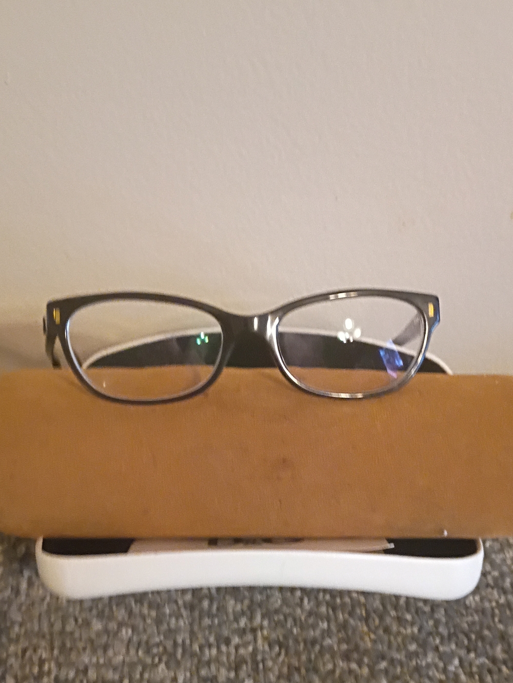 D&G Black Rectangular Designer Eyeglasses